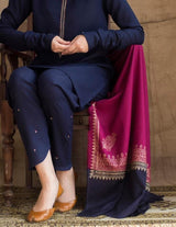 3pc Embroidered UnStiched Dress With Printed dupatta D-33