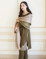 3PC EMBROIDERED DRESS EMBROIDERED dupatta D-492